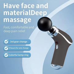Deep Tissue Massage Gun with Brushless Motor, Type-C Fast Charging