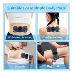 Rechargeable EMS Massage Patch with 8 Modes and 19 Intensity Levels