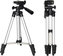 Lightweight Adjustable Tripod Stand with Universal Phone Holder