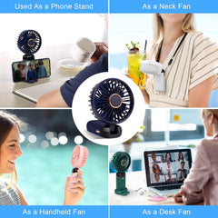 Portable Handheld Fan with 4000mAh Rechargeable Battery