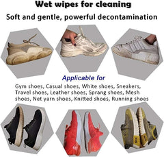 Shoe Cleaning Wipes 80 Count